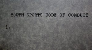 youth sports parent code of conduct